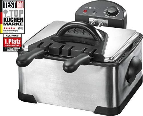 Gruzdintuvė Keptuvė Clatronic FR 3195 (4 l, 2000 W, inox spalvos)