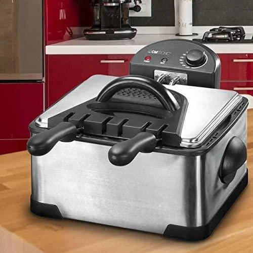 Gruzdintuvė Keptuvė Clatronic FR 3195 (4 l, 2000 W, inox spalvos)
