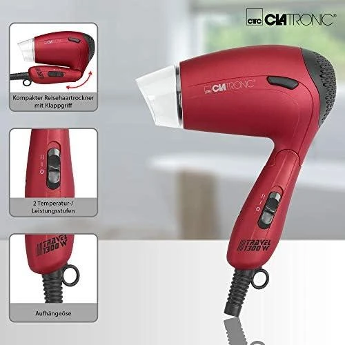 Kelioninis plaukų džiovintuvas Clatronic HTD 3429