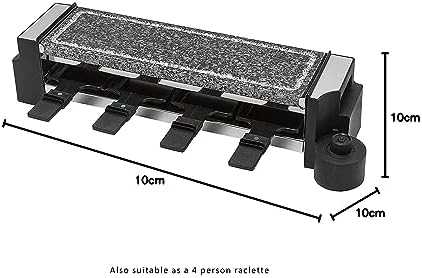 Clatronic raclette grilis 2 viename su akmens ir grilio plokštėmis, 1200 W, RG 3678