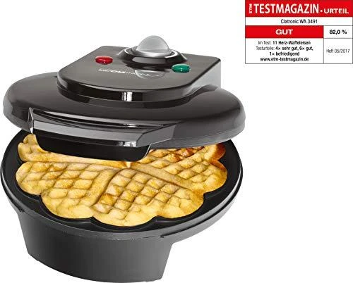 Vaflinė Clatronic WA 3491 (1200W; juoda)