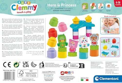 Clementoni Clemmy blokelių princesės rinkinys