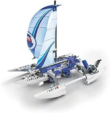 Clementoni Statybinis rinkinys Mechanikos laboratorija Trimaranas ir vandens motociklas