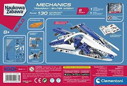 Clementoni Statybinis rinkinys Mechanikos laboratorija Trimaranas ir vandens motociklas