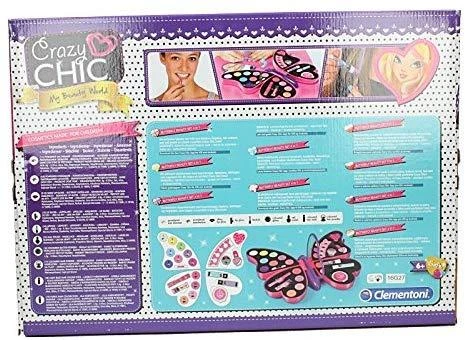 CLEMENTONI CRAZY CHIC drugelių grožio rinkinys 4 viename (FI), 78236