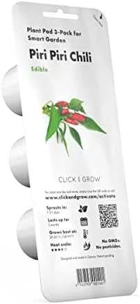 Click & Grow sėklos išmaniajam vazonui - Piri Piri čili pipirai (SGR67X3) 3vnt.