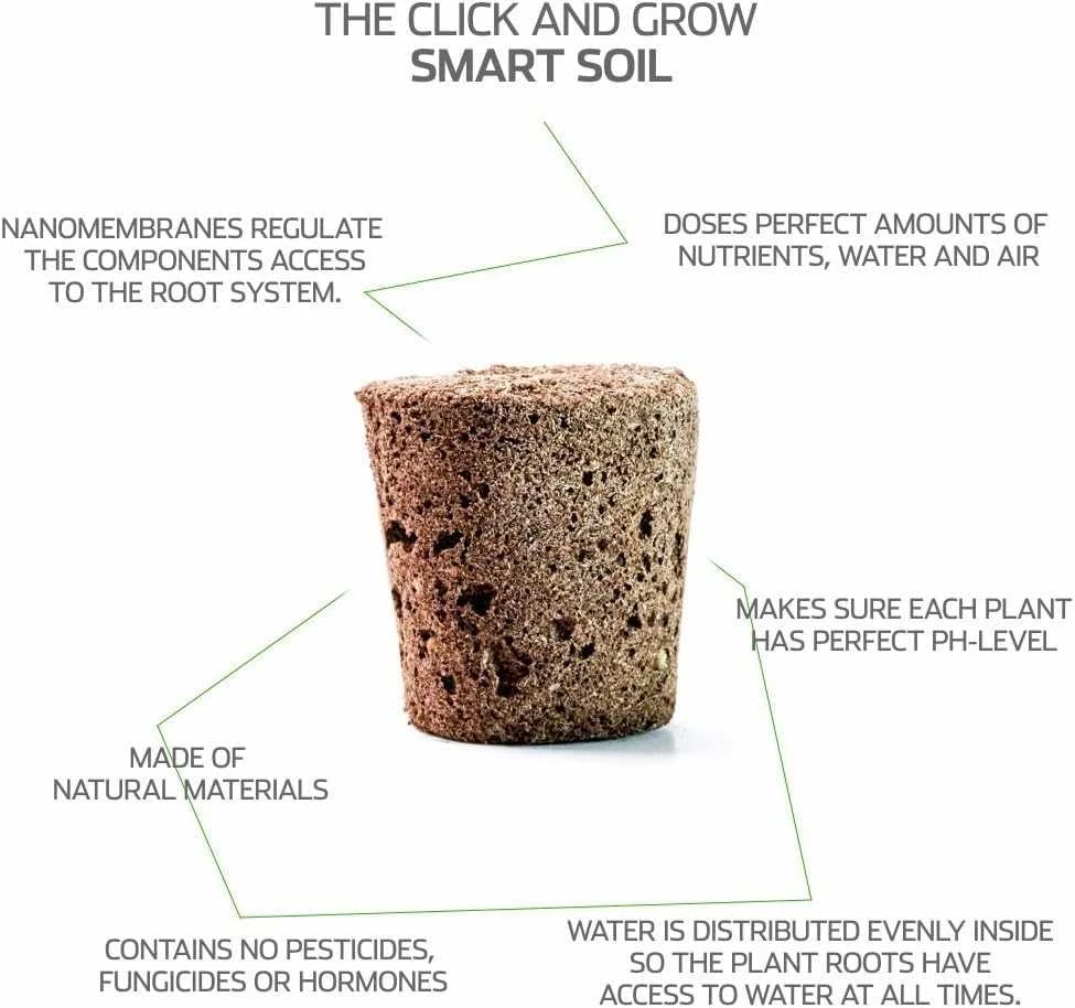 Click & Grow sėklos išmaniajam vazonui - Žolelės mėsai, 9vnt.