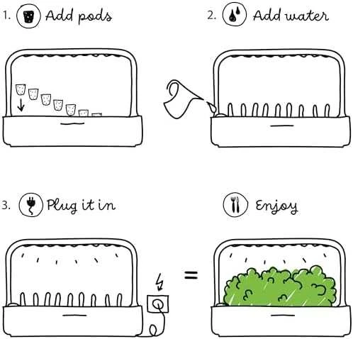 Click Grow „Click and Grow“ – išmaniojo sodo papildymo pakuotė, 3 vnt. – mini pomidorai (SGR5X3)