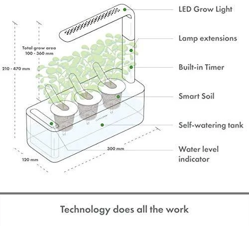 Išmanus namų sodas Click & Grow Smart Indoor Garden 3, baltas