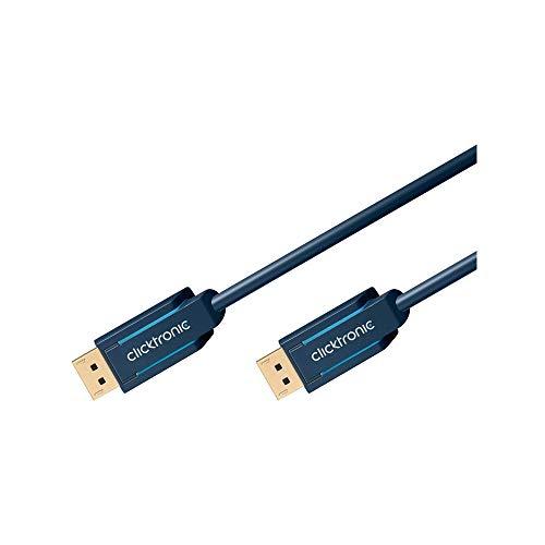 Clicktronic DisplayPort 1.2a laidas, 10 m, juodas