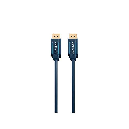 Clicktronic DisplayPort 1.2a laidas, 10 m, juodas