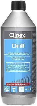 CLINEX Drill 1L gelis kriauklėms ir nuotekų vamzdžiams atblokuoti