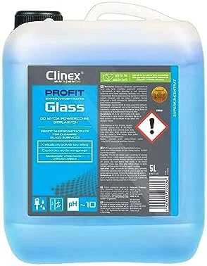 Clinex Effective koncentratas nerūdijančio plieno stiklo veidrodžių plovimui CLINEX PROFIT Glass 5L Efektyvus koncentratas nerūdijančio plieno stiklo veidrodžių plovimui CLINEX PROFIT Glass 5L
