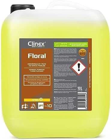 Clinex Grindų valiklis be dryžių, blizgus CLINEX Floral - Citro 10L Grindų valiklis be dryžių, blizgus CLINEX Floral - Citro 10L
