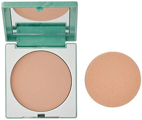 Clinique Stay Matte Sheer Pressed Powder kompaktinė pudra, atspalvis: 03 Stay rusvai gelsvas, 7.6 g