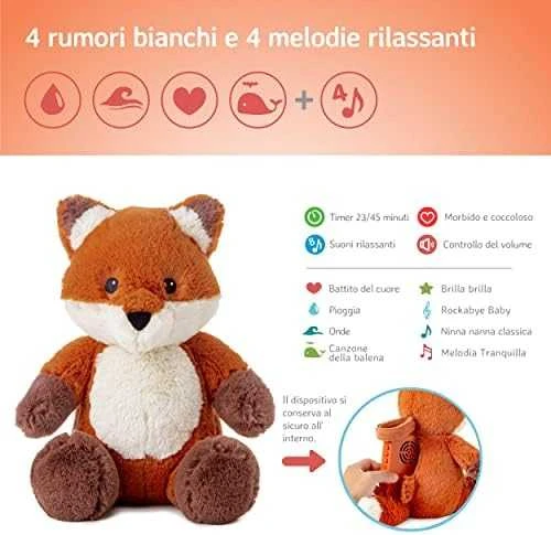 CLOUD B migdukas su baltuoju triukšmu Frankie the Fox