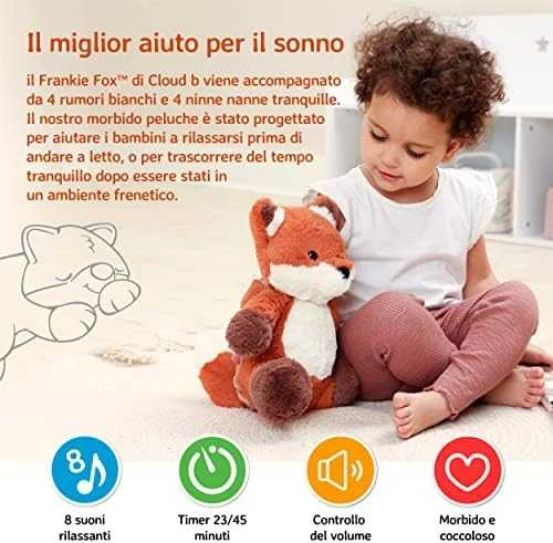 CLOUD B migdukas su baltuoju triukšmu Frankie the Fox