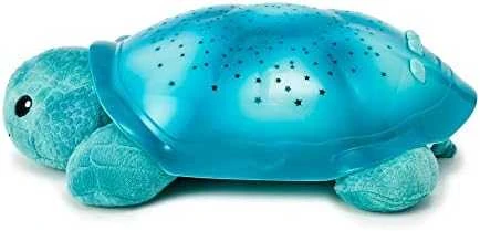Cloud B Twinkling Twilight Turtle grojantis ir šviečiantis migdukas, mėlynos spalvos