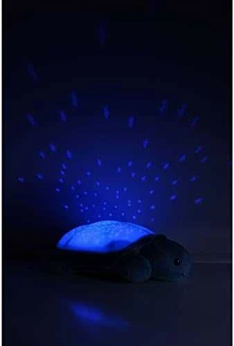 Cloud B Twinkling Twilight Turtle grojantis ir šviečiantis migdukas, mėlynos spalvos