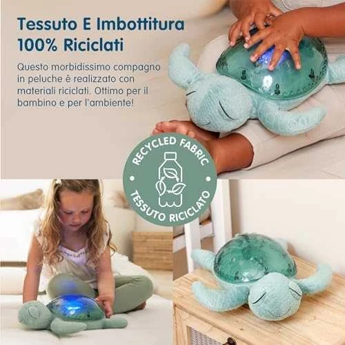 Cloud B migdukas projektorius su garsais Tranquil Turtle, žalios spalvos