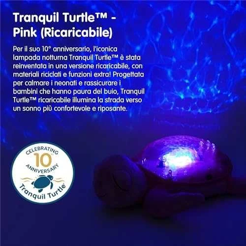 Cloud B Tranquil Turtle rožinė
