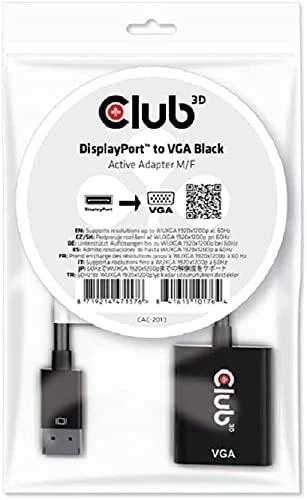 Club 3D Club3D adapteris aktyvus DisplayPort į VGA