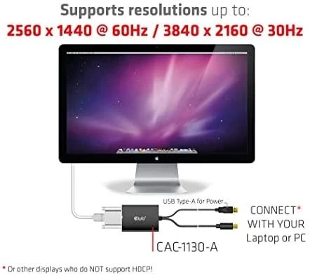 Club 3D USB-C/A stotis / replikatorius (CSV-1611)