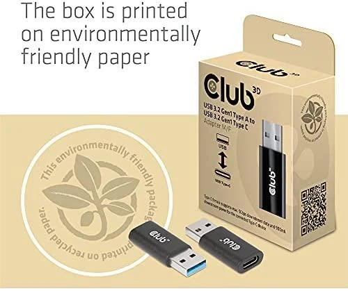 Club 3D USB 3.2 Type-A į USB 3.2 Gen1 Type-C Adapteris St./B. juodas