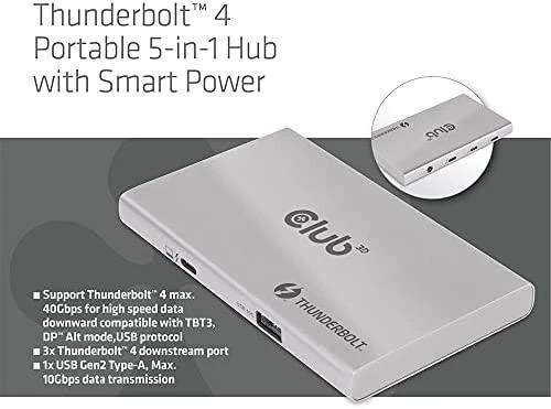 „Club 3D Thunderbolt 4“ stotis / replikatorius (CSV-1580)