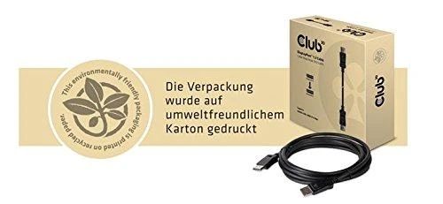 Kabelis Club 3D DisplayPort - DisplayPort 3m juoda (CAC-1064)