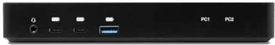 Club 3D Club3D KVM jungiklis 4K60Hz 2x USB-C> HDMI/DP/3xUSB/2xUSB-C/LAN mažmeninė prekyba