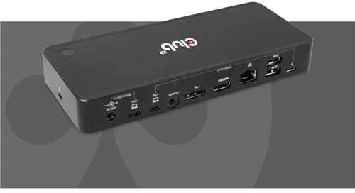 Club 3D Club3D KVM jungiklis 4K60Hz 2x USB-C> HDMI/DP/3xUSB/2xUSB-C/LAN mažmeninė prekyba