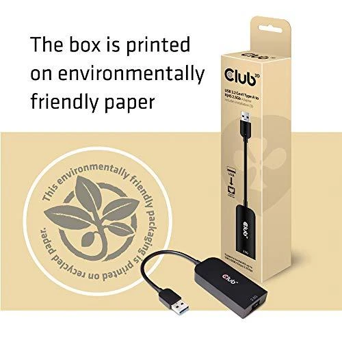 Club 3D CLUB3D cac-1420 usb A Eternetas Juoda