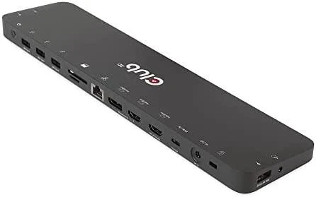 Club 3D USB Gen1 Type-C Triple Ekranas DP Alt Mode PD Docking Station 120W
