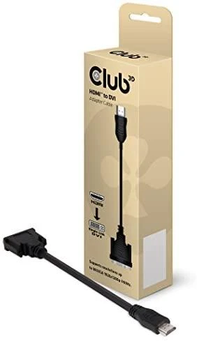 Club 3D CLUB3D HDMI į DVI vienos jungties pasyvus adapteris