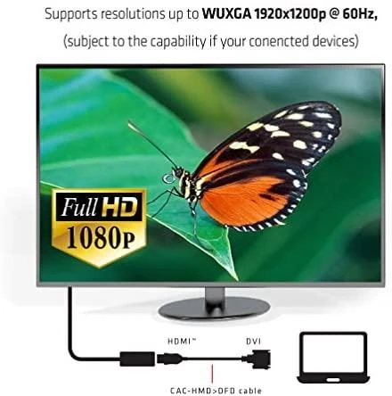 Club 3D CLUB3D HDMI į DVI vienos jungties pasyvus adapteris