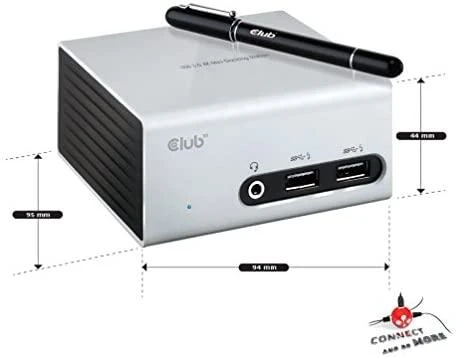 Club 3D CLUB3D SenseVision USB 3.0 4K UHD mini prijungimo stotis