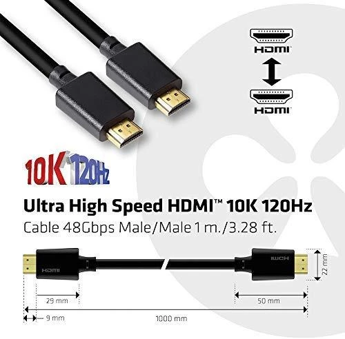 Club 3D Ultra High Speed HDMI kabelis 10K120Hz 48Gbps - 1m