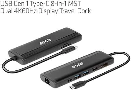 Club 3D USB-C stotis / replikatorius (CSV-1597)