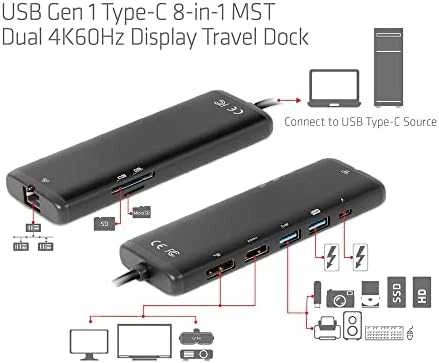 Club 3D USB-C stotis / replikatorius (CSV-1597)