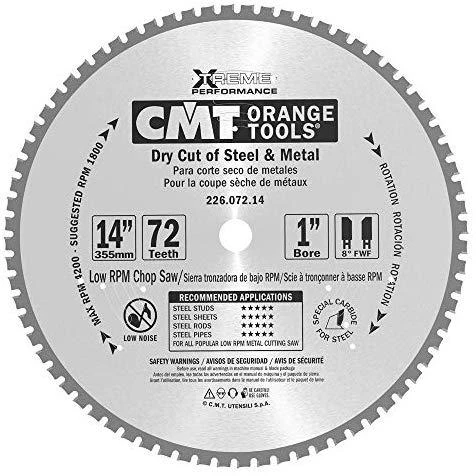 Diskas pjovimo 355x2,2/1,8x25,4mm Z72 8°FWF HM metalas, CMT