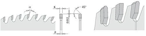 Diskas skersiniam pjovimui 250x3,2/30mm Z80 a10° bTCG, CMT