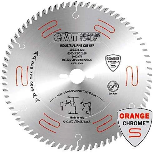 Diskas pjovimo 300x3.2/2.2x30 Z96 HM (CHROME), CMT