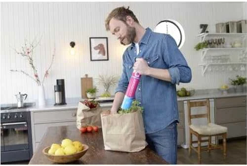 SodaStream Quick Connect CO2 angliarūgštės cilindras 60L, rožinis