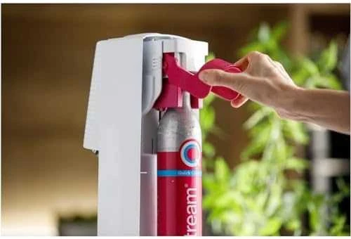 SodaStream Quick Connect CO2 angliarūgštės cilindras 60L, rožinis