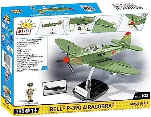 Lėktuvas modelis - COBI - BELL P-39Q AIRACOBRA - Plastikas - Nuo 8 metų - Mišrus
