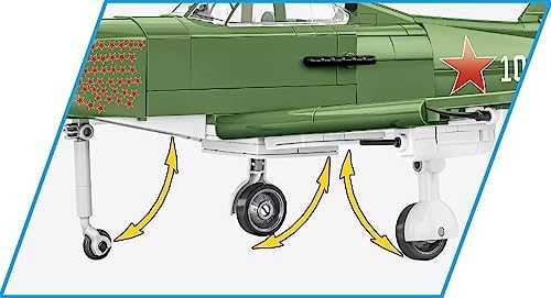 Lėktuvas modelis - COBI - BELL P-39Q AIRACOBRA - Plastikas - Nuo 8 metų - Mišrus
