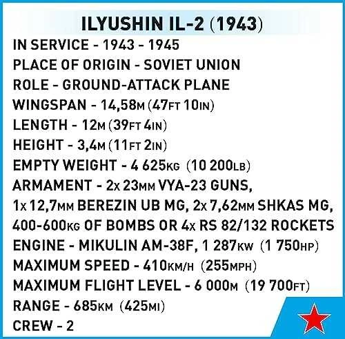 COBI HC II pasaulinis karas Ilyushin IL-2 1943 643 kl 5745