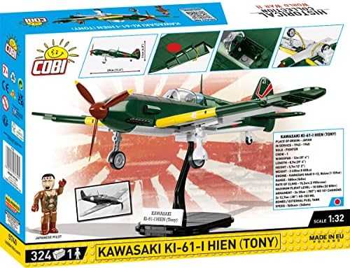 Klocki istorinė kolekcija wwii kawasaki ki-61-i hien (tony) 324k