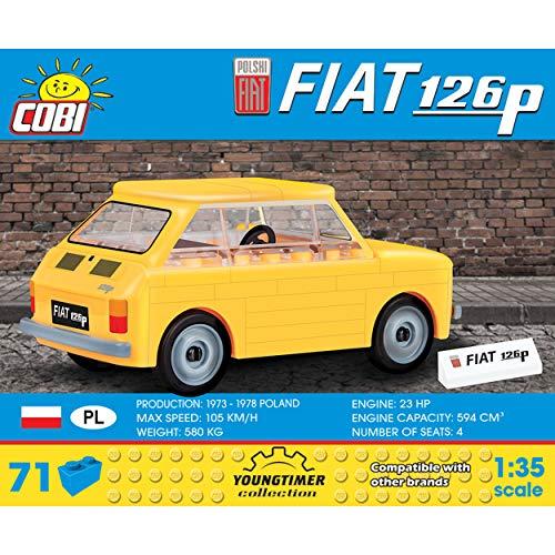 Cobi Klocki 71 detalės lenkiški „Fiat 126p“ konstruktoriai